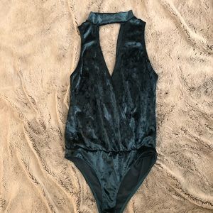 Emerald green bodysuit
